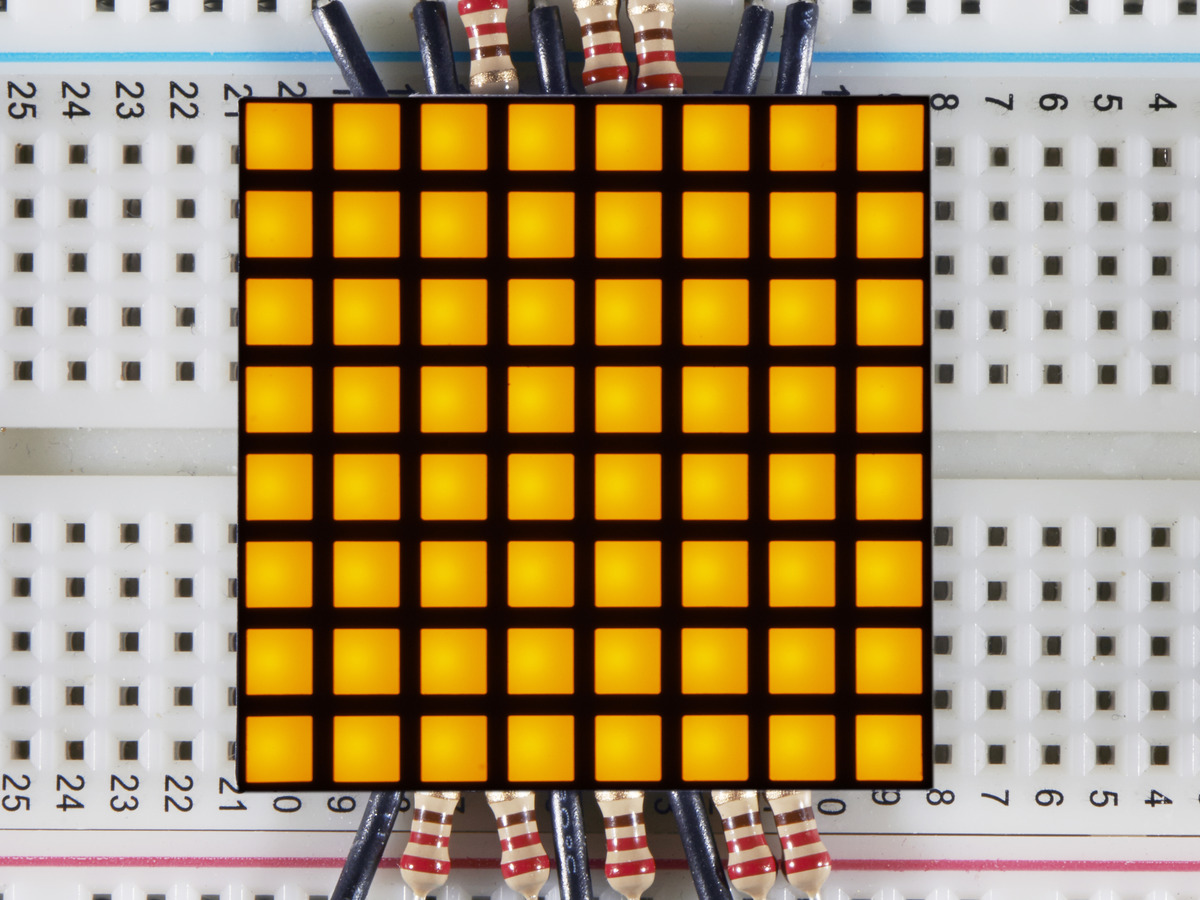 1.2 8x8 Matrix Square Pixel - Yellow [KWM-R30881CUYB]
