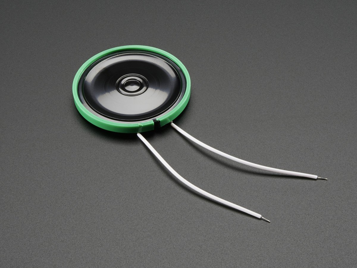 Thin Plastic Speaker w/Wires - 8 ohm 0.25W ( 미니 플라스틱 스피커 )