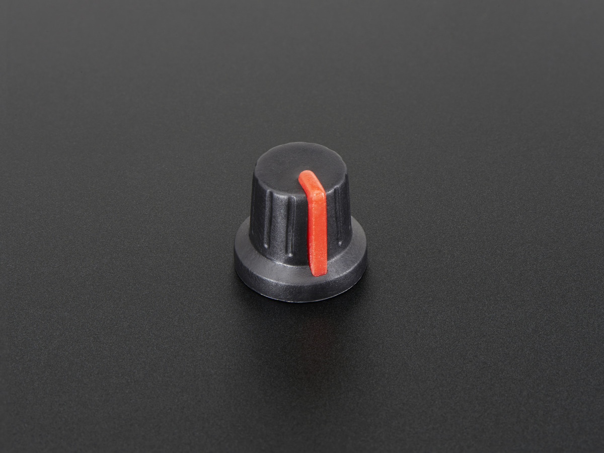 Potentiometer Knob - Soft Touch T18 - Red ( 가변저항 - 소프트 터치 )