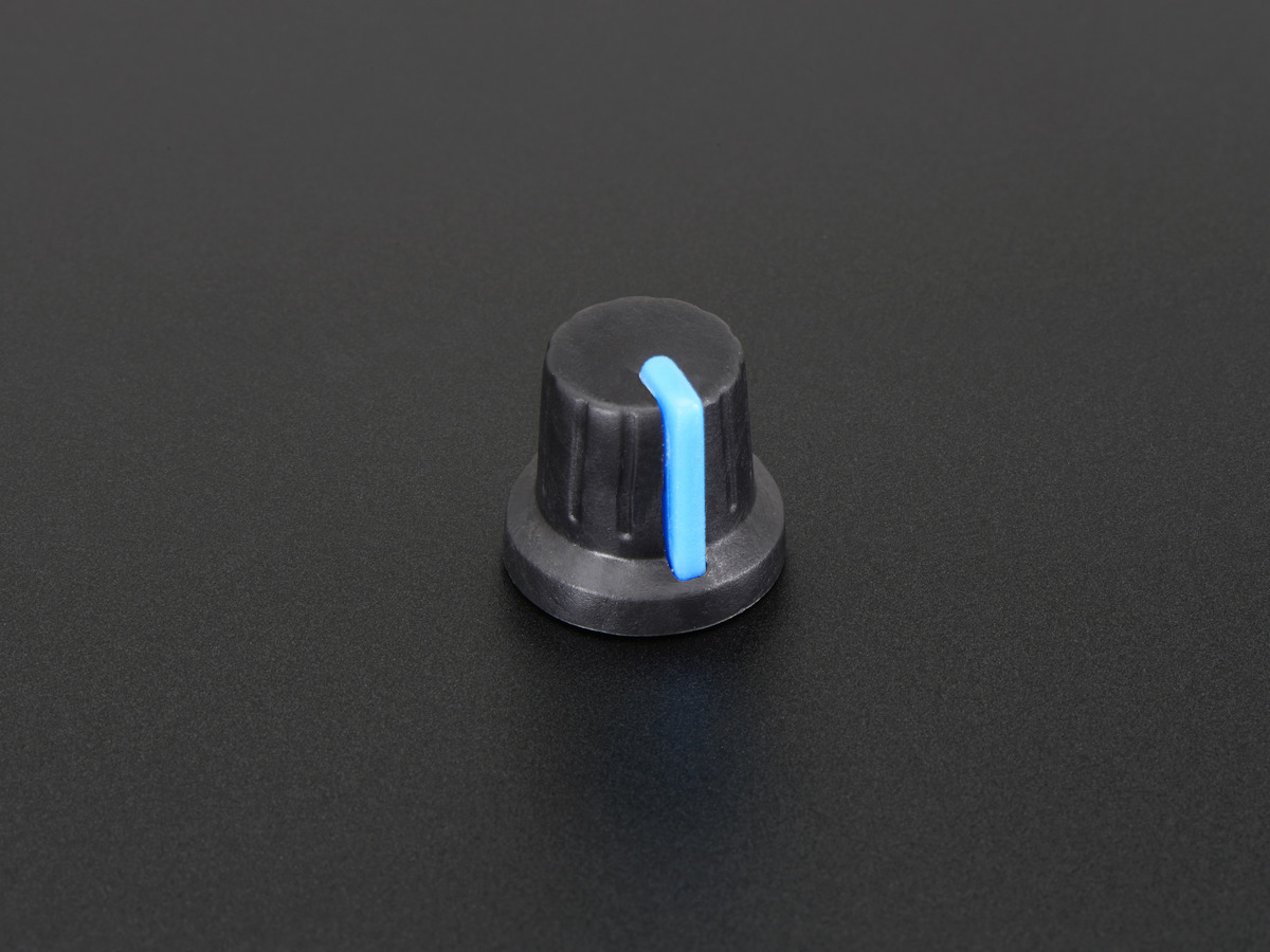 Potentiometer Knob - Soft Touch T18 - Blue ( 가변저항 - 소프트 터치 )
