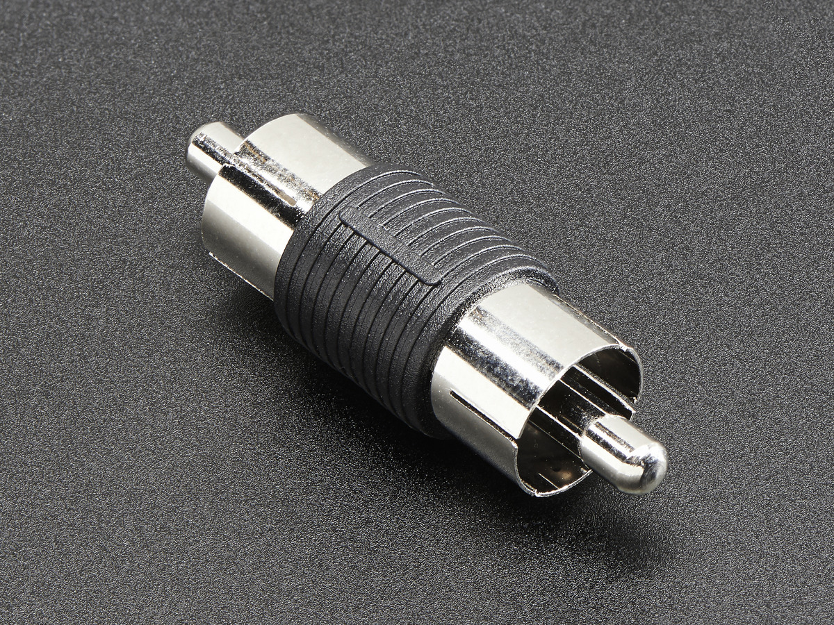 RCA coupler - Male to Male