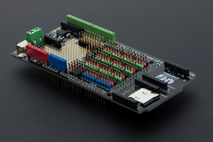 DFROBOT Mega Sensor Shield V2.4 (Compatible with Arduino Mega) [DFR0165] ( 아두이노 메가 센서 쉴드 )